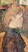  Henri  Toulouse-Lautrec The Painter's Model : Helene Vary in the Studio oil painting